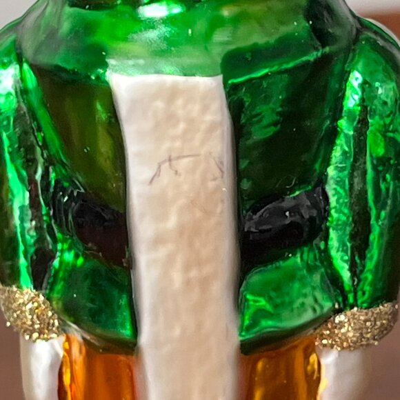 Vtg. Merck Old World Christmas Nutcracker Ornament Inge-Glas Germany w/Box Green - Picture 16 of 16
